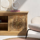GOLD-COAT WOODEN TV STAND - Art and craft furniture