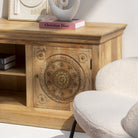 GOLD-COAT WOODEN TV STAND - Art and craft furniture