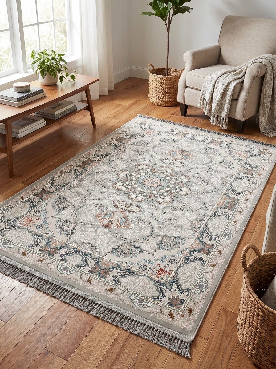 Golestan Gray Carpet - Art and craft furniture