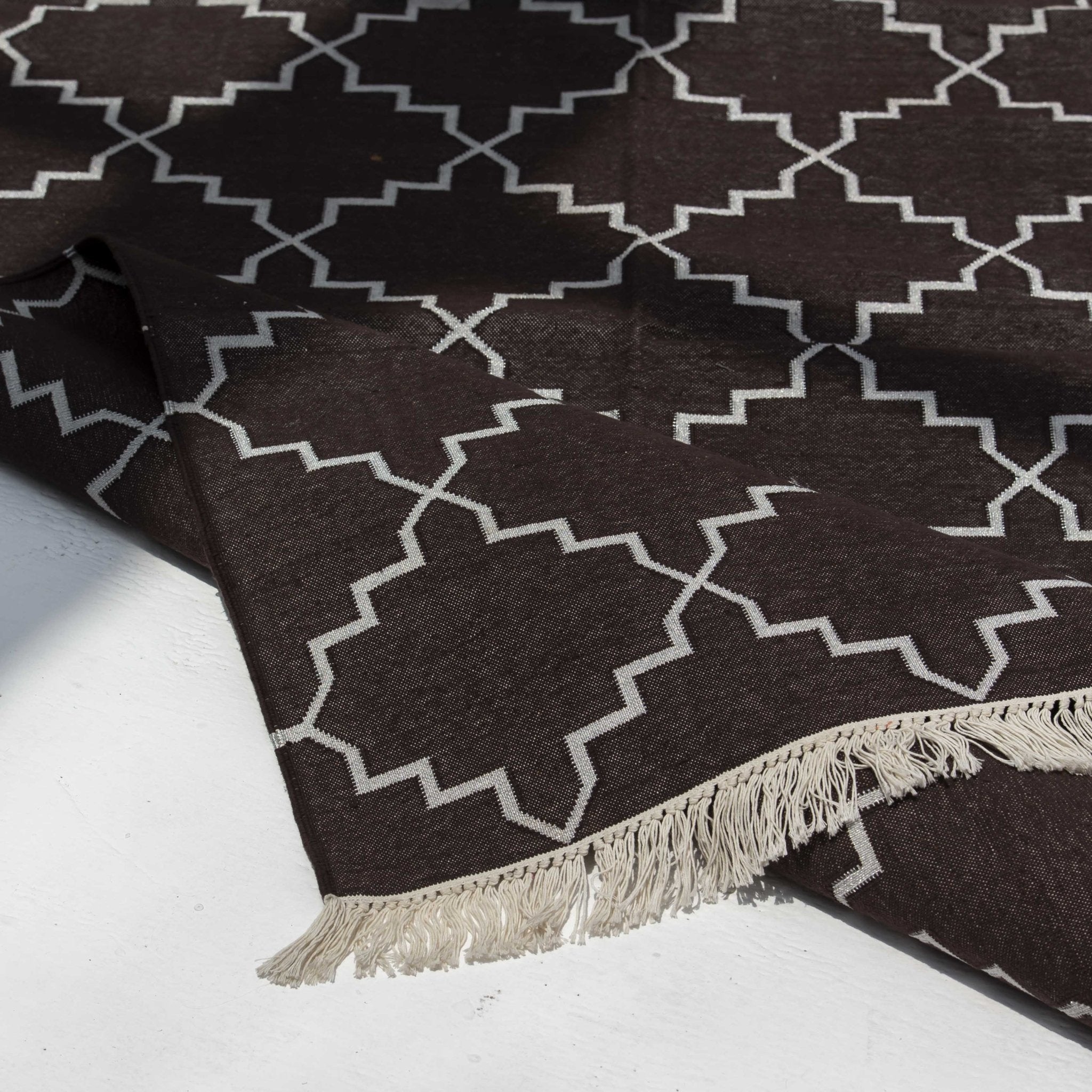HARMONY HANDWOVEN COTTON RUG - Art and craft furniture