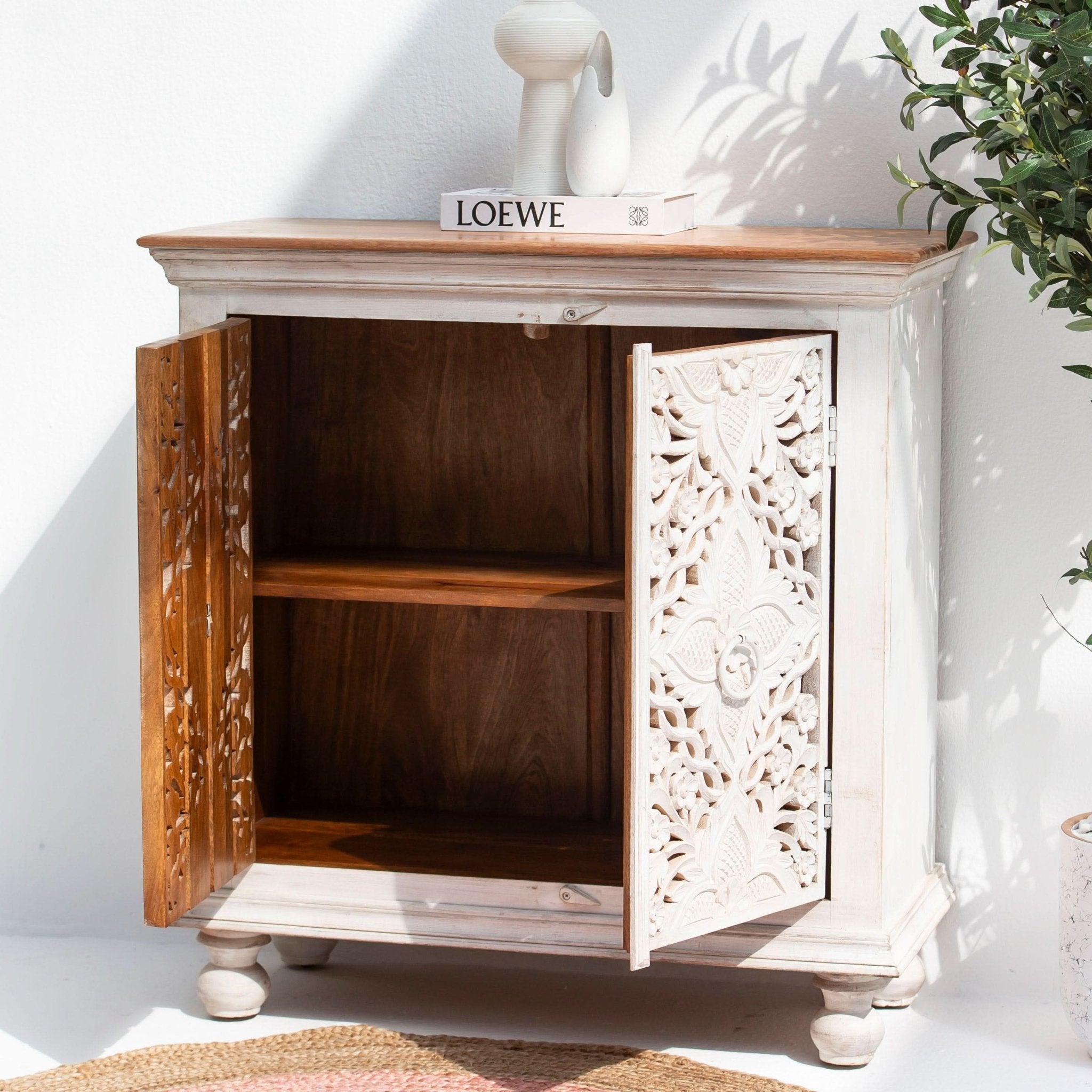 HARMONY TWO DOOR WOODEN SIDEBOARD - Art and craft furniture