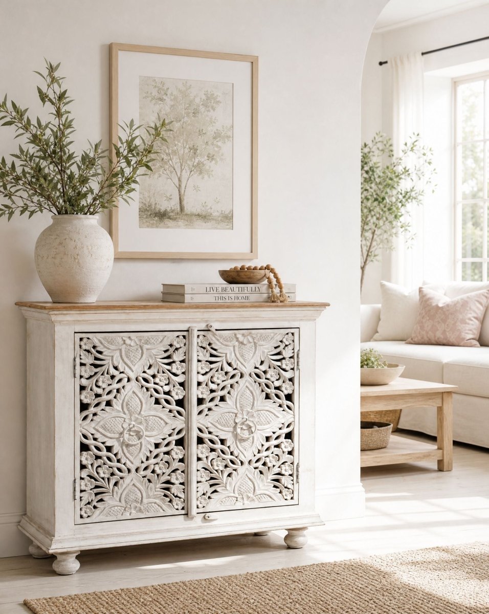 Harmony Two Door Wooden Sideboard - Art and craft furniture