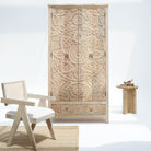 HERITAGE DABORA CARVED CABINET - Art and craft furniture