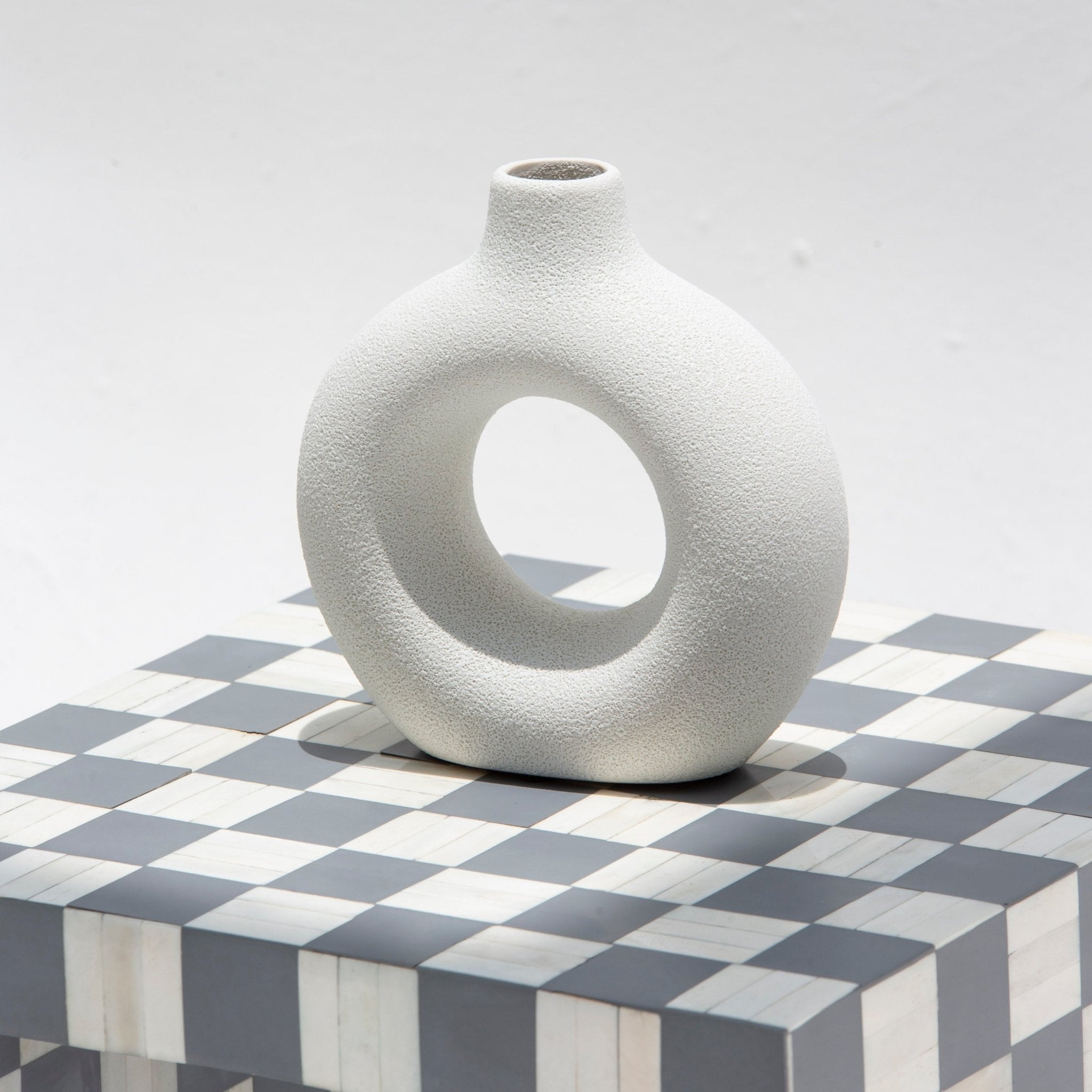 Hollow ceramic vase - Art and craft furniture