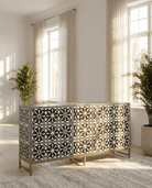 INLAY NINE DRAWER CHEST OF DRAWER - Art and craft furniture