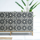 INLAY NINE DRAWER CHEST OF DRAWER - Art and craft furniture