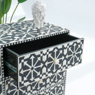 INLAY NINE DRAWER CHEST OF DRAWER - Art and craft furniture
