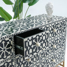 INLAY NINE DRAWER CHEST OF DRAWER - Art and craft furniture