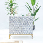 INLAY TWO DRAWER SIDEBOARD - Art and craft furniture