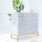 INLAY TWO DRAWER SIDEBOARD - Art and craft furniture