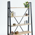 IRONIX BLACK METAL BOOKSHELF - Art and craft furniture