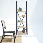 IRONIX BLACK METAL OPEN BOOKSHELF - Art and craft furniture