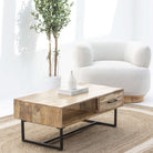 IRONIX ONE DRAWER COFFEE TABLE - Art and craft furniture