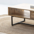 IRONIX ONE DRAWER COFFEE TABLE - Art and craft furniture