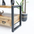 IRONIX WOODEN FOUR DRAWER TV STAND - Art and craft furniture