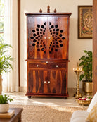 Ivara Handcraft Wooden Temple - Art and craft furniture