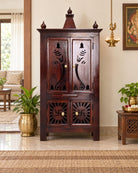 Ivara Wooden Home Temple - Art and craft furniture