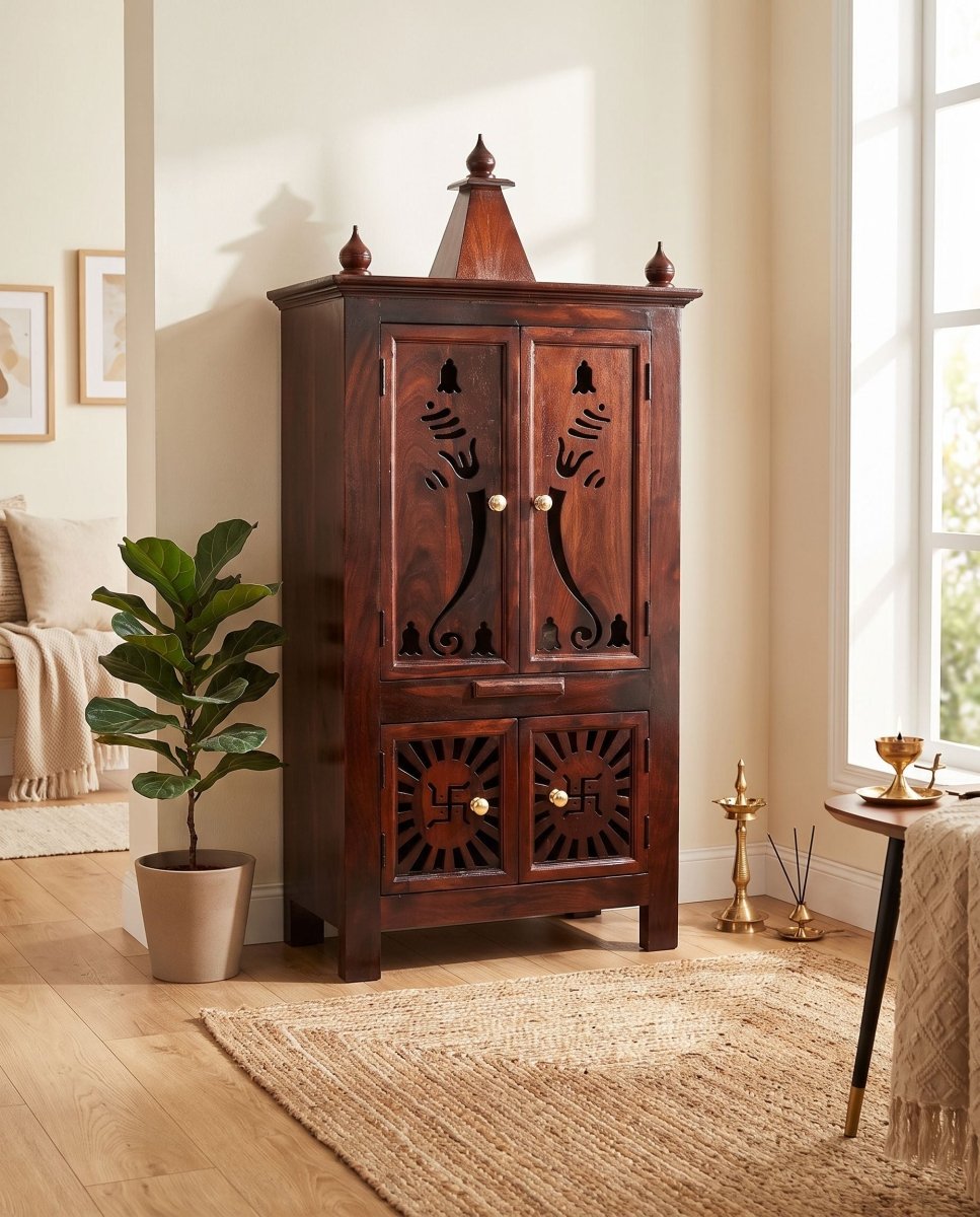 Ivara Wooden Home Temple - Art and craft furniture