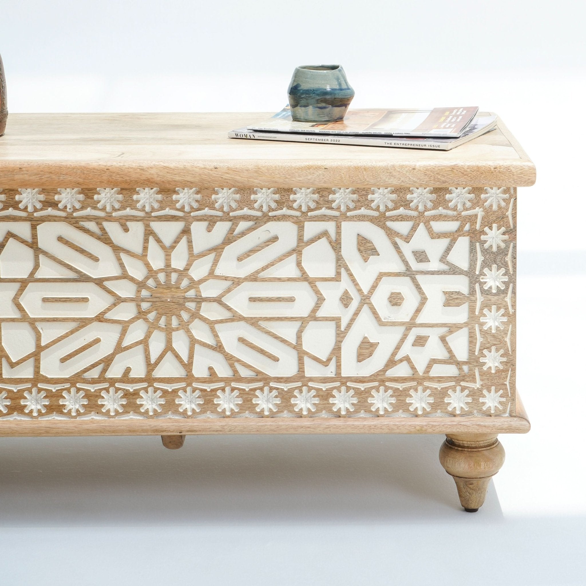 IVORY CNC DESIGN BOX - Art and craft furniture