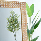IVORY CNC DESIGN MIRROR FRAME - Art and craft furniture