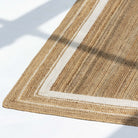 IVORY EDGE NATURAL JUTE HANDMADE RUG - Art and craft furniture