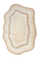 LINTON TABLE TUFTED NZ WOOL CARPET - Art and craft furniture