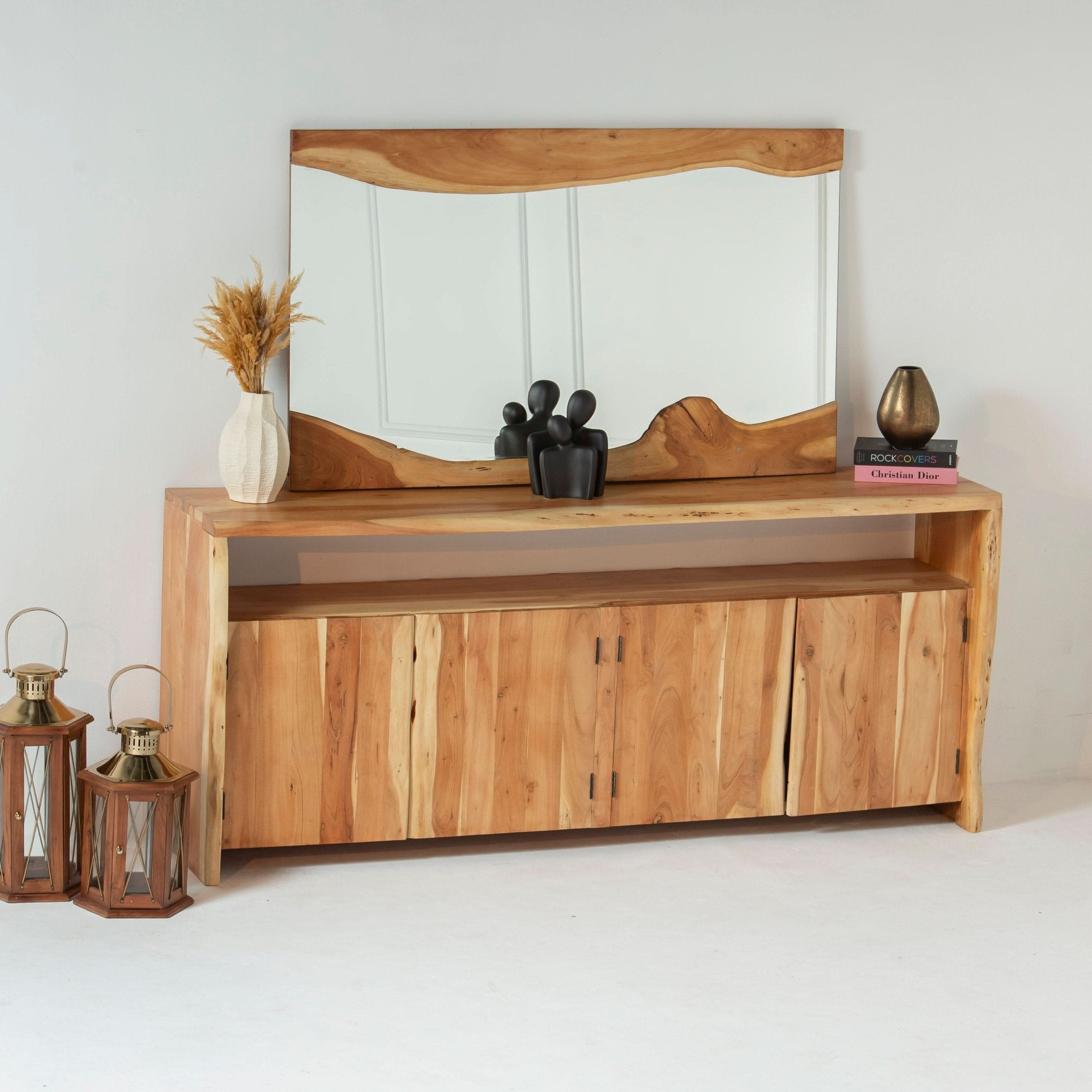 LIVE EDGE ACACIA FOUR DOOR SIDEBOARD - Art and craft furniture