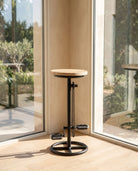 Loft Style Metal & Wood Bar Stool - Art and craft furniture