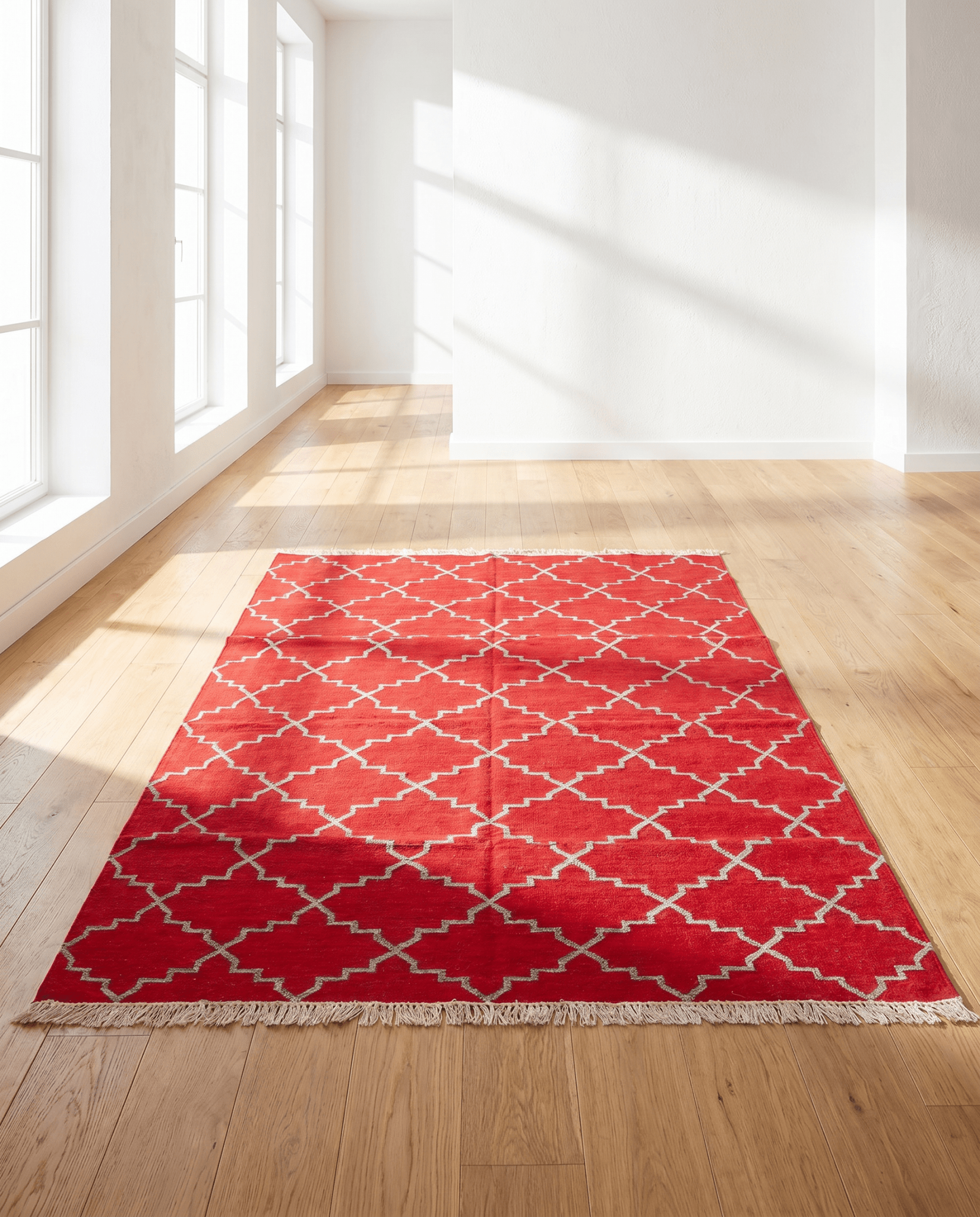 LUMA HANDWOVEN COTTON RUG - Art and craft furniture