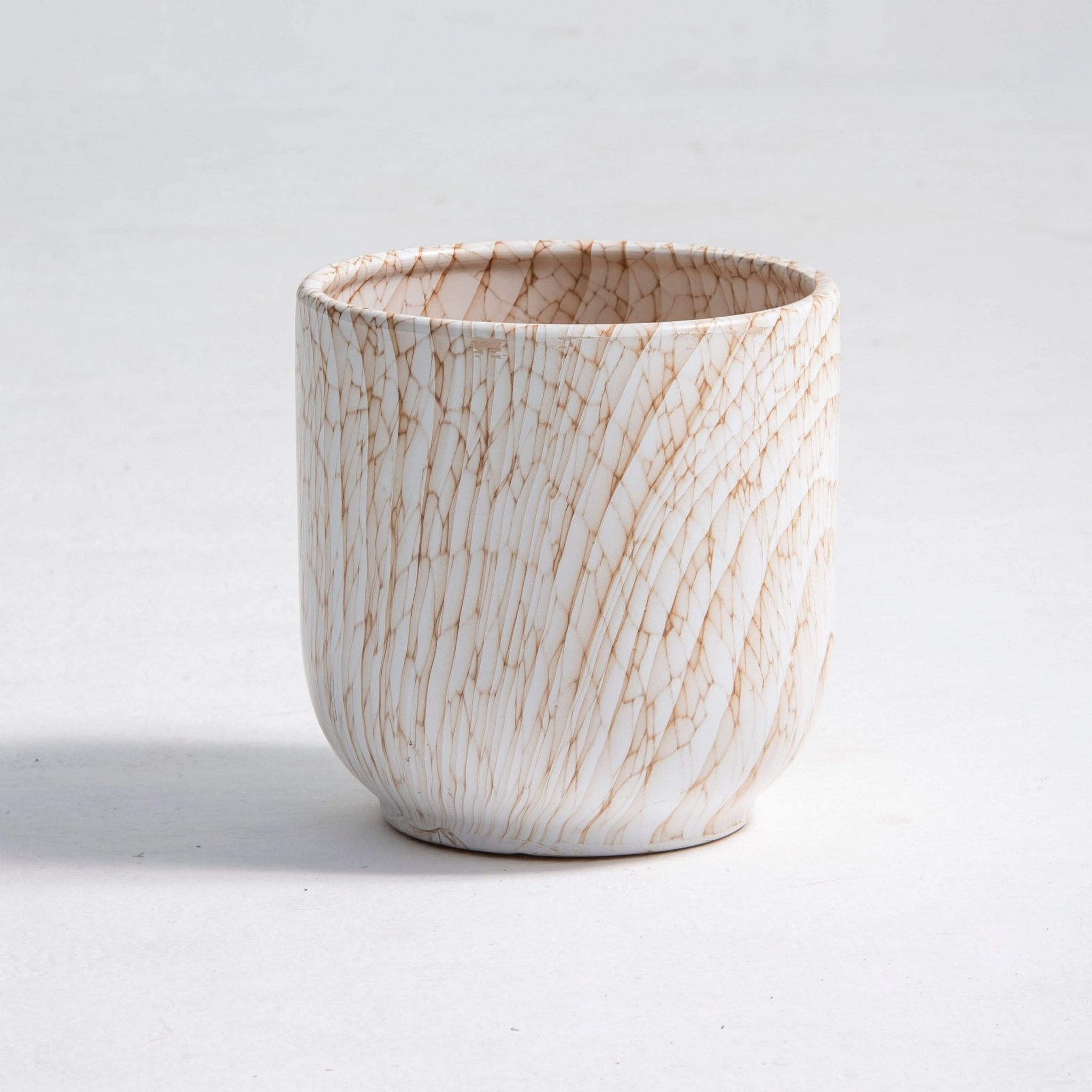 LUMO MARBLE FINISH CONCRETE PLANT POT - Art and craft furniture