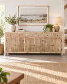 Luwin Lining 6 Drawer 6 Door Sideboard - Art and craft furniture