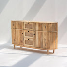 LUWIN LINING THREE DRAWER TWO DOOR WOODEN SIDEBOARD - Art and craft furniture
