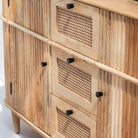 LUWIN LINING THREE DRAWER TWO DOOR WOODEN SIDEBOARD - Art and craft furniture