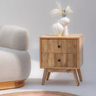 LUWIN LINING TWO DRAWER NIGHTSTAND - Art and craft furniture