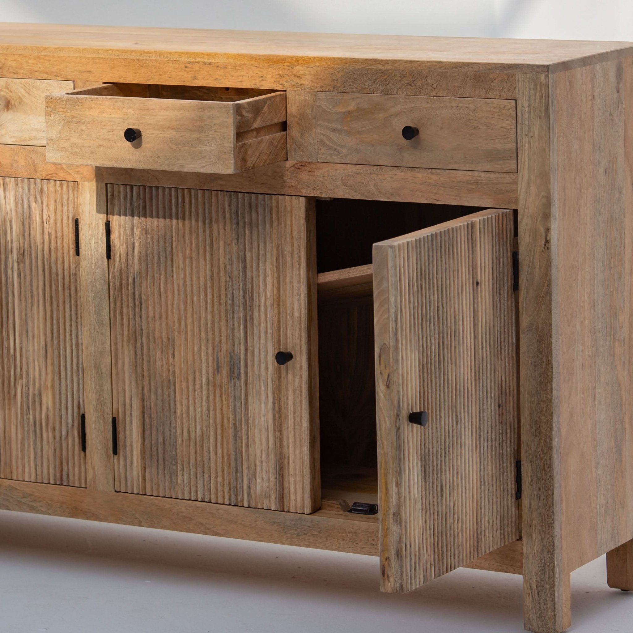LUWIN LINNING THREE DOOR & THREE DRAWER SIDEBOARD - Art and craft furniture