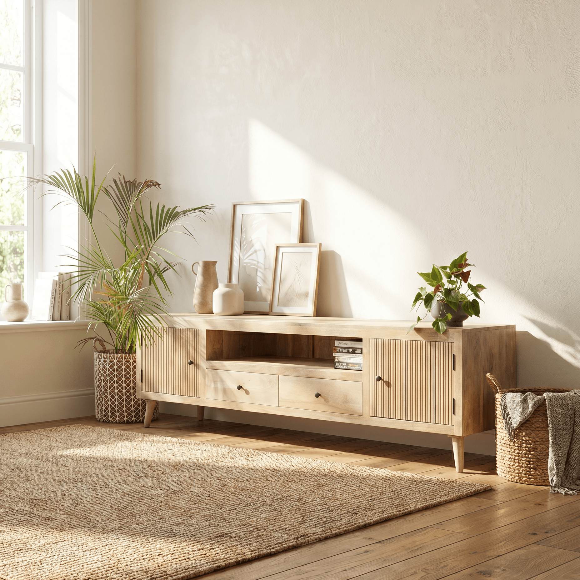 LUWIN LINNING TV STAND - Art and craft furniture