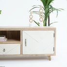 LUWIN LINNING TWO DOOR ONE DRAWER TV STAND - Art and craft furniture