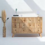 LUWIN WOODEN CHEST OF DRAWERS