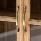LUWIN WOODEN GLASS CABINET - Art and craft furniture