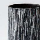 LUXORA BLACK STRIPE PLANTER - Art and craft furniture