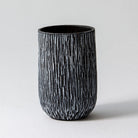 LUXORA BLACK STRIPE PLANTER - Art and craft furniture