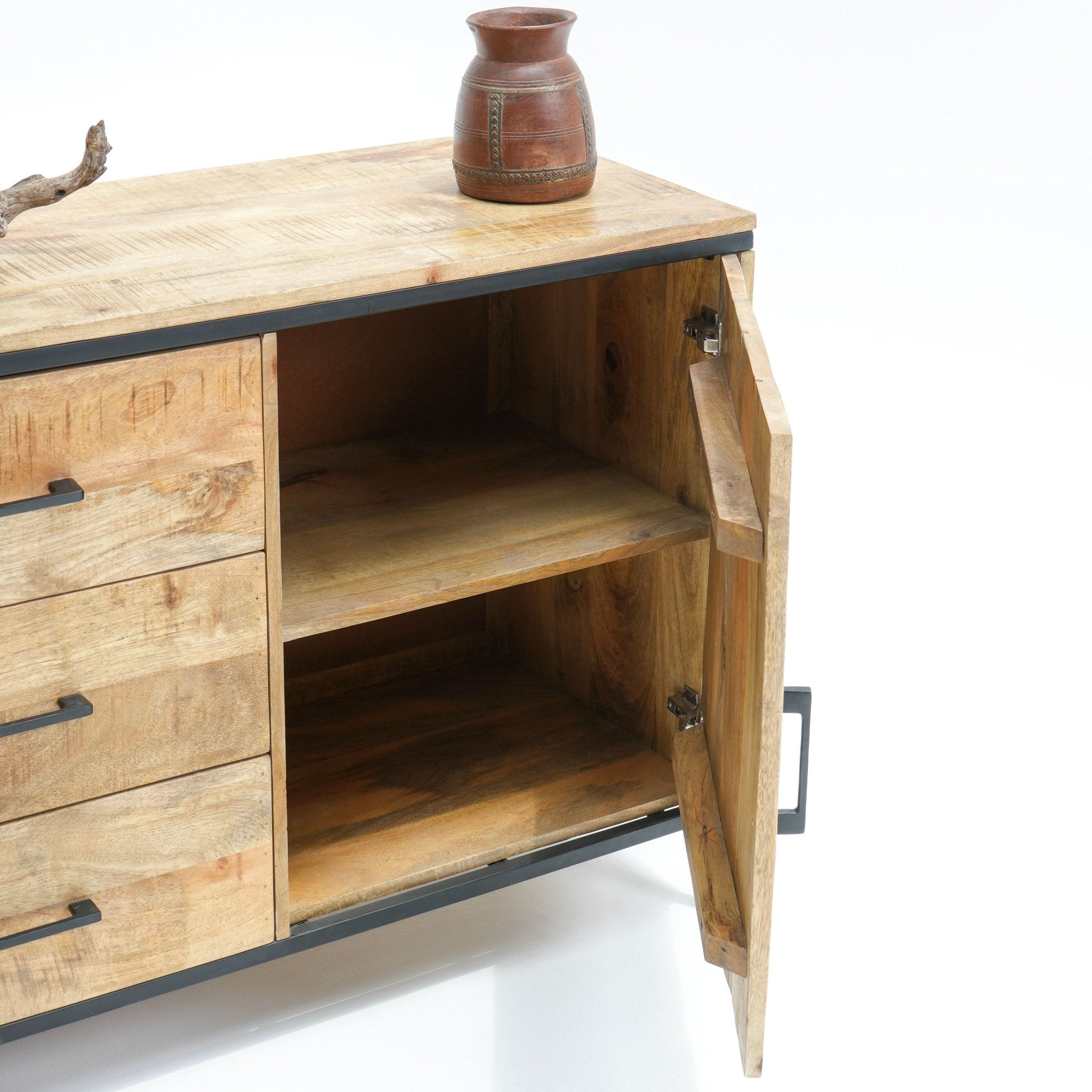 MADRID TWO DOOR THREE DRAWER SIDEBOARD - Art and craft furniture