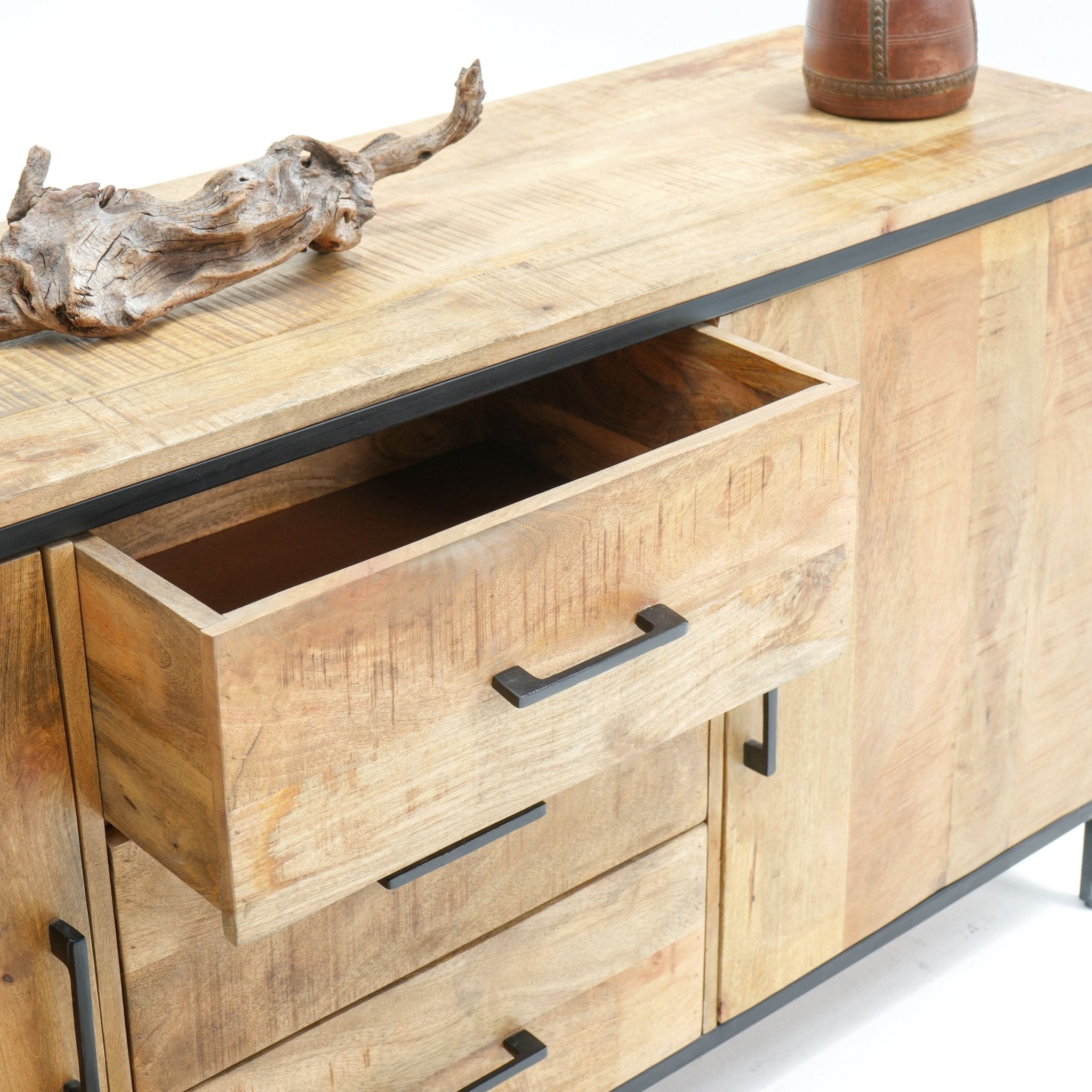 MADRID TWO DOOR THREE DRAWER SIDEBOARD - Art and craft furniture