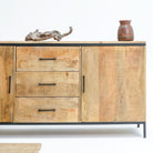 MADRID TWO DOOR THREE DRAWER SIDEBOARD - Art and craft furniture