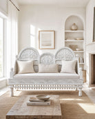 Maharaja Hand Carved Wooden Sofa - Art and craft furniture