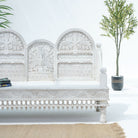 MAHARAJA WOODEN CARVED SOFA - Art and craft furniture