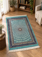 Mahrokh Navy Blue Carpet - Art and craft furniture