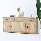 MANGOEDGE FOUR DOOR & DRAWER SIDEBOARD - Art and craft furniture