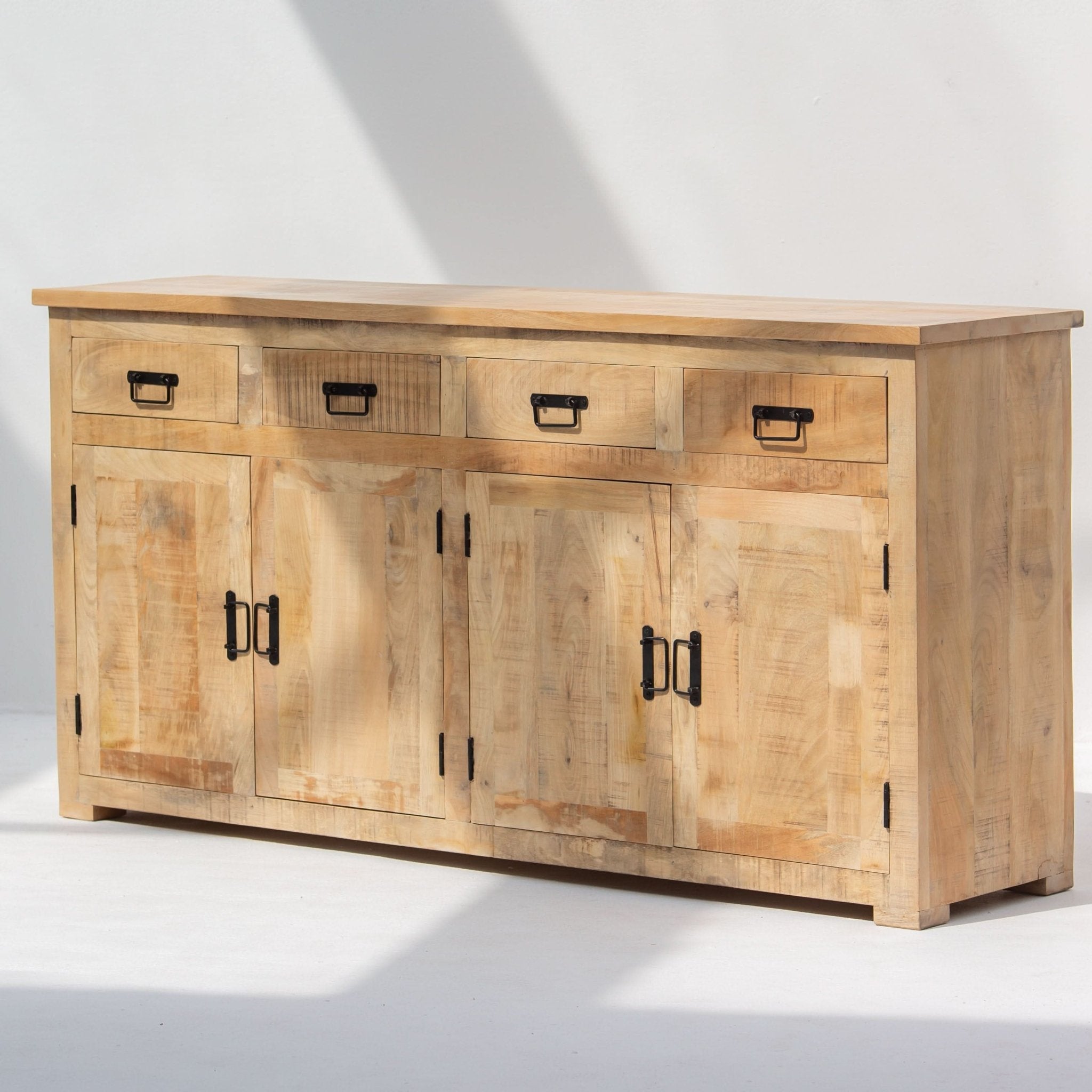 MANGOEDGE FOUR DRAWER FOUR DOOR SIDEBOARD - Art and craft furniture