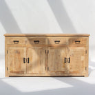 MANGOEDGE FOUR DRAWER FOUR DOOR SIDEBOARD - Art and craft furniture